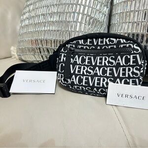 Authentic  Versace Kids Logo belt bag